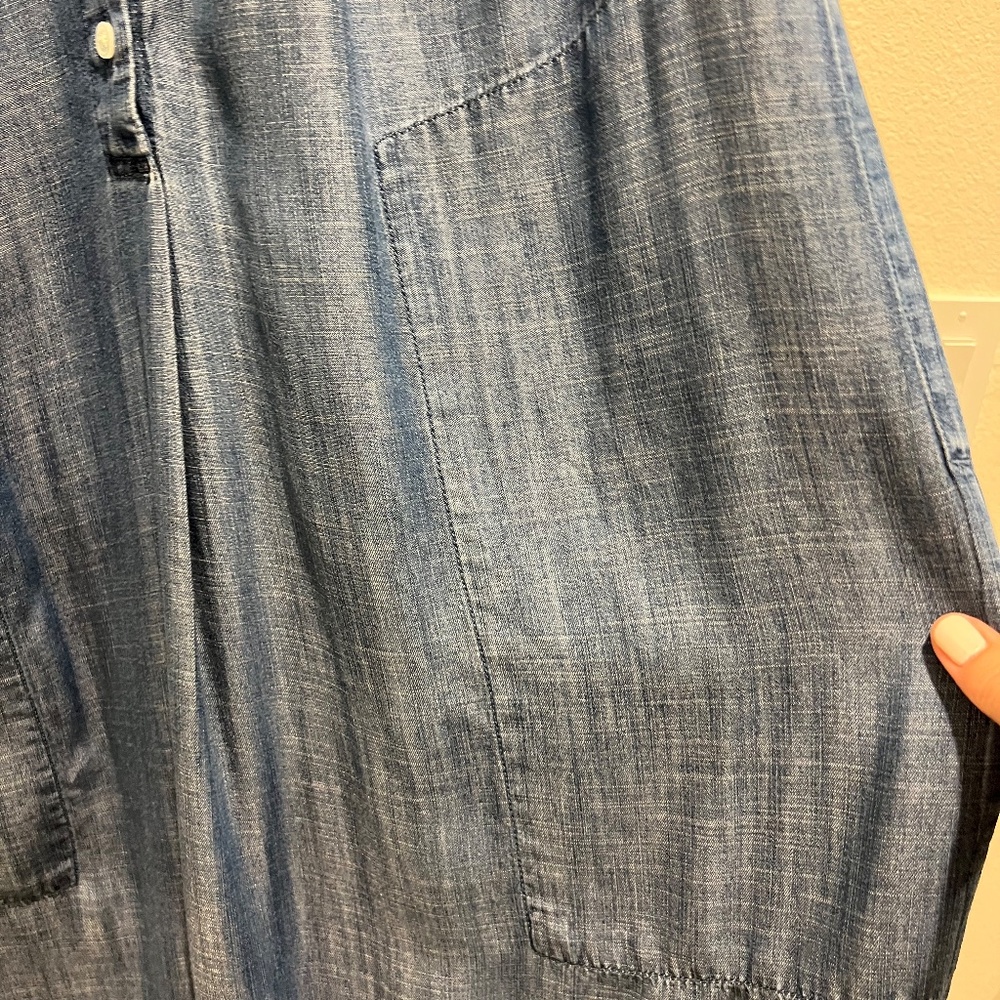 Banana Republic Chambray Dress Size SMALL LIKE NEW - Picture 9 of 11